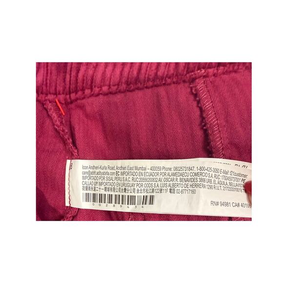 Forever 21 Burgundy Red Corduroy Mini Skirt RN#94981 Women’s XS Snap Front - Picture 6 of 6